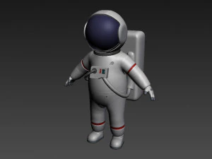 astronaut character 3D Model
