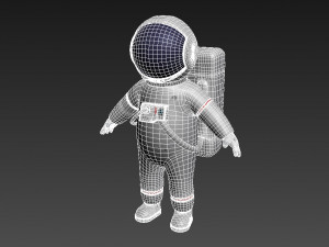 astronaut character 3D 모델