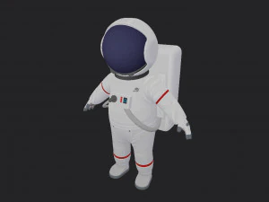 astronaut character 3D Model