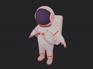 astronaut character 3D 모델