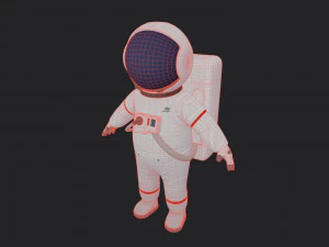 astronaut character 3D Model