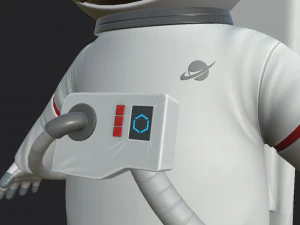 astronaut character 3D Model
