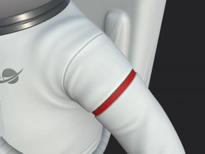 astronaut character 3D Model