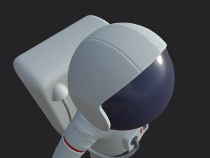 astronaut character 3D Model