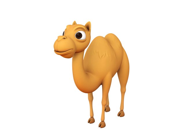 camel character Modelo 3D .c4d .max .obj .3ds .fbx .stl .blend 