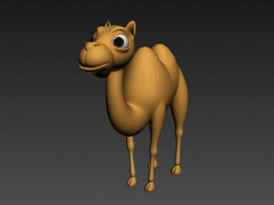 camel character Modelo 3D