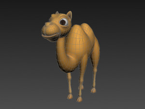 camel character Modelo 3D