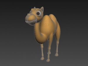 camel character Modelo 3D