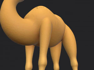 personaggio del cammello Modello 3D