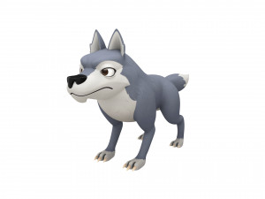 wolf character 3D Model