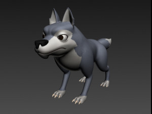 wolf character 3D 模型