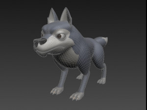 wolf character 3D 模型
