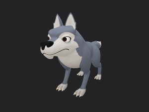 wolf character 3D 模型