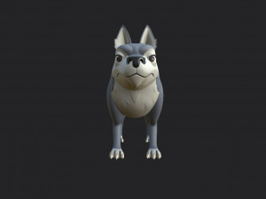 wolf character 3D 模型