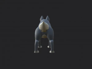 personagem lobo Modelo 3D