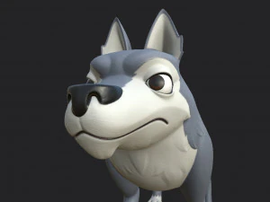 personagem lobo Modelo 3D