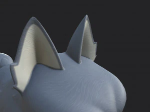 personagem lobo Modelo 3D