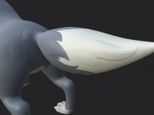 personagem lobo Modelo 3D