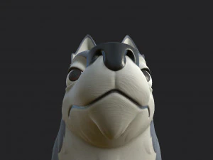 personagem lobo Modelo 3D