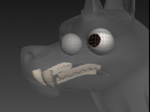 wolf character 3D 模型