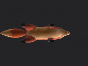 fox character Modèle 3D