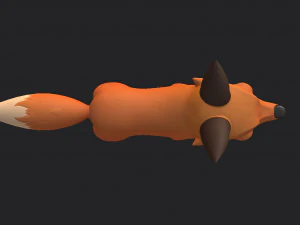 personagem raposa Modelo 3D