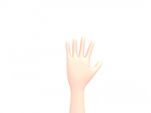3d cartoongirl001 girl model 3D Model