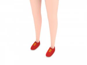 3d 卡通女孩001 女孩模型 3D 模型