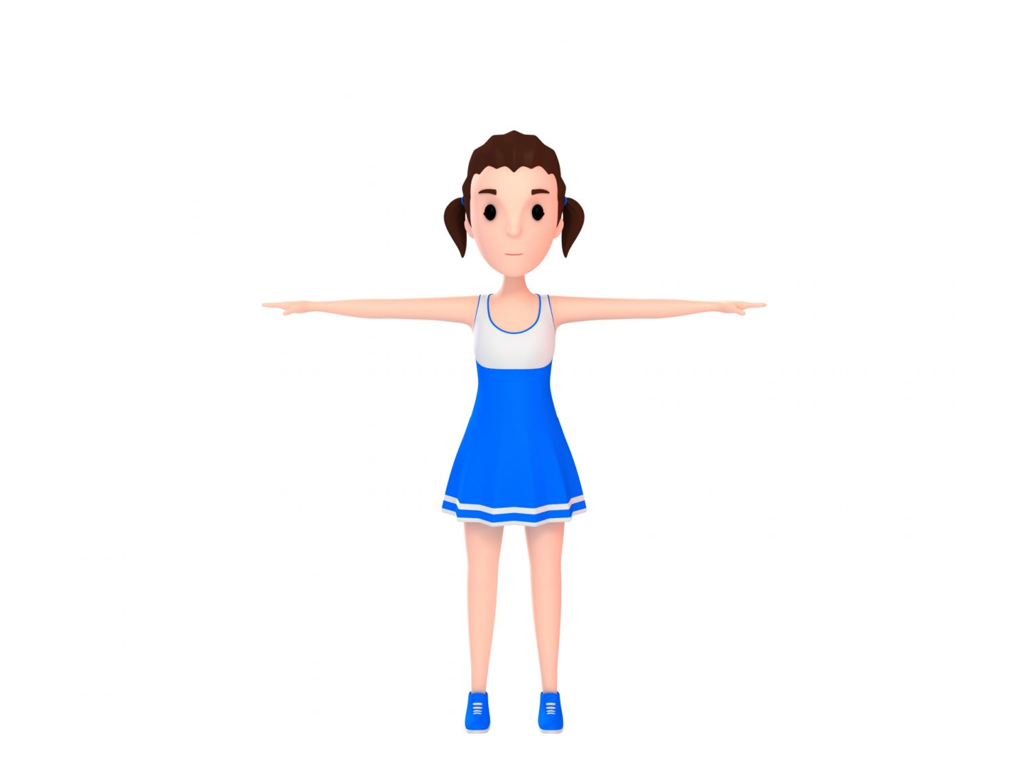 3d cartoon girl