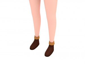 3d cartoon girl 007 girl 3D Модель