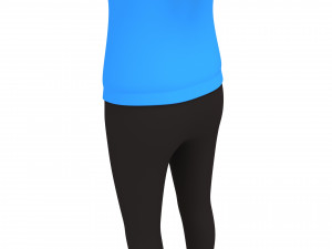 cartoon girl 009 girl Model 3D