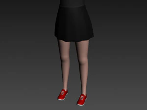 3d cartoon girl 011 girl 3D Model
