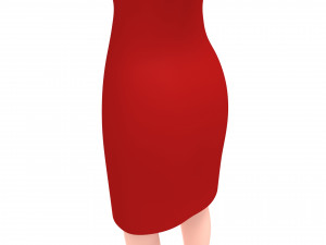 cartoon girl 012 girl 3d 3D Модель