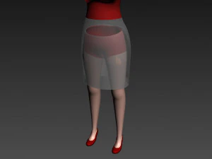 cartoon girl 012 girl 3d 3D Model