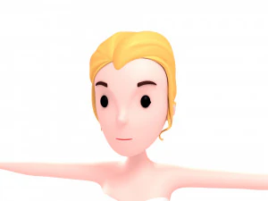 cartoongirl015 bride 3d 3D Model