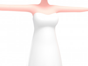 cartoongirl015 bride 3d 3D Model