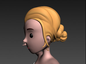 cartoongirl015 bride 3d 3D Model