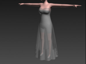 cartoongirl015 bride 3d 3D Model
