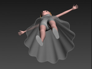 cartoongirl015 bride 3d 3D Model