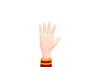 3d cartoongirl017 airhostess 3D Model