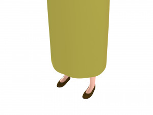 cartoongirl019 muslim girl 3d 3D Model