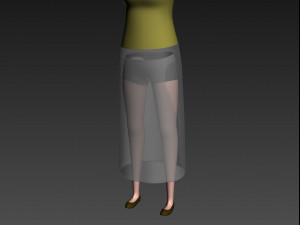 cartoongirl019 muslim girl 3d 3D Model