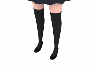 3d cartoongirl020 schoolgirl 3Dモデル