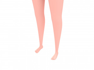 cartoongirl021 summer girl model 3D 模型