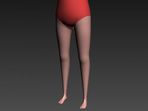 cartoongirl021 summer girl model 3D 模型