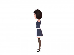 cartoongirl022 maid 3D Model