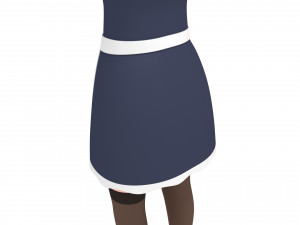 cartoongirl022 maid 3D Model