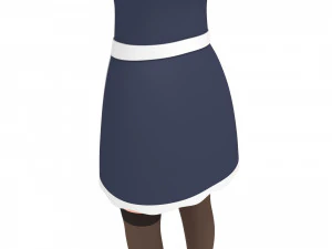 cartoongirl022 maid 3D Model