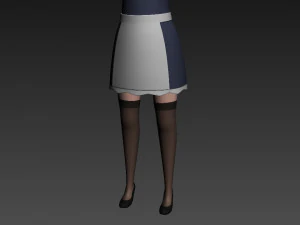 cartoongirl022 maid 3D Model