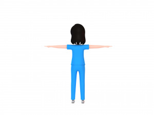 cartoongirl023 nurse Modelo 3D
